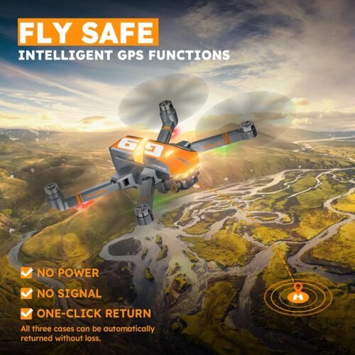 Explore the Skies: G9 Foldable 4K GPS Drone with Smart Follow-Me, Long Flight Life, and Ultimate Stability for All Ages - 이미지 4