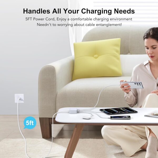 TurboCharge Hub: 100W GaN 6-Port Power Station for All Your Devices! - Image 8