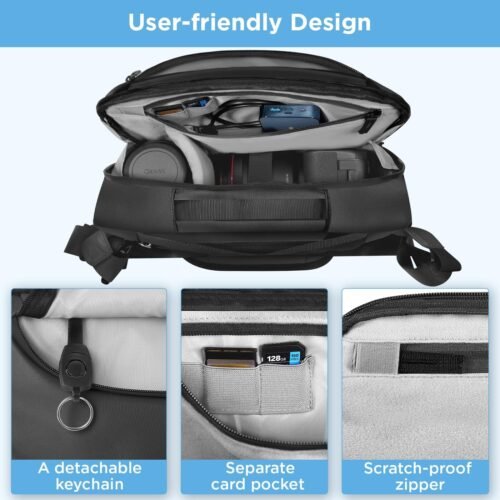 "Ultimate Waterproof Camera Sling: Lightweight Crossbody Bag with Tripod Holder for Every Photographer" - 이미지 3