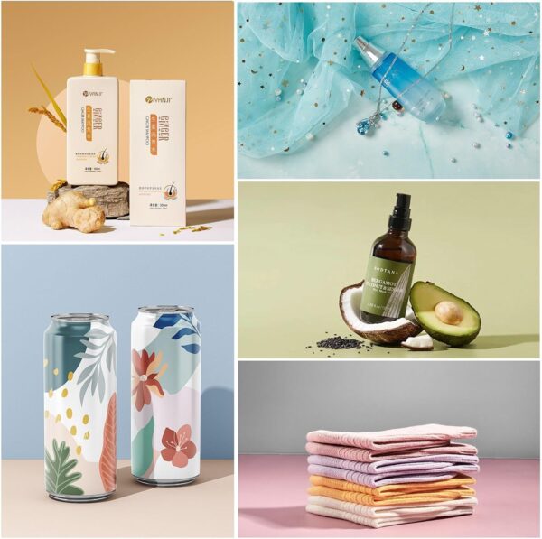 "Elevate Your Product Shots: 10-Piece Mini Backdrop Kit for Stunning Flat Lay Photography" - Image 3