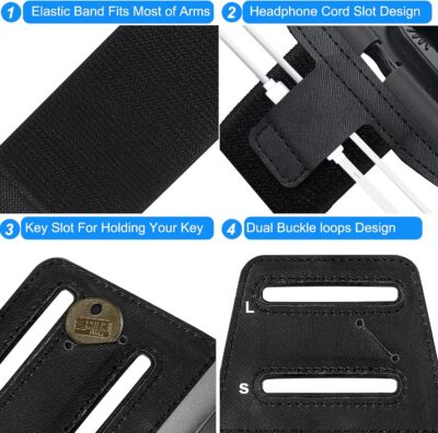 Revolutionary 360° Rotating Armband: The Ultimate Detachable Companion for Your iPhone and Samsung During Workouts! - 이미지 5