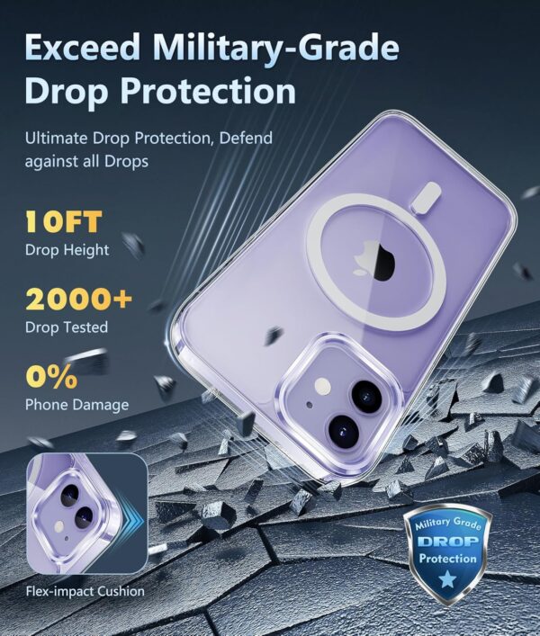 "FNTCASE: The Ultimate Clear Armor for iPhone 12 & 12 Pro – Military-Grade Protection Meets Style!" - Image 4
