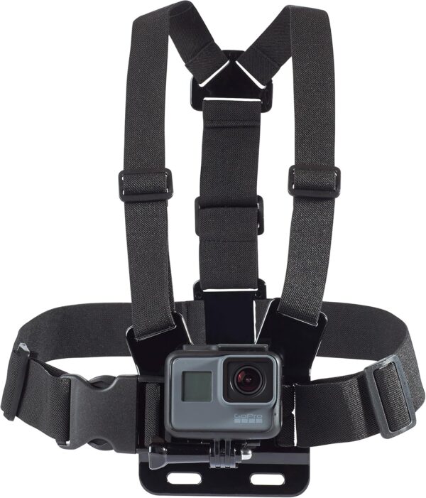 GoPro-Compatible Adjustable Chest Harness by Amazon Basics – Perfect for Adventure Capture!