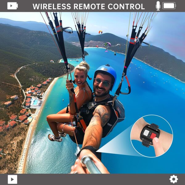 Unleash Adventure: The Ultimate 4K Action Camera with Dual Screens & 132FT Depth Capability! - Image 7
