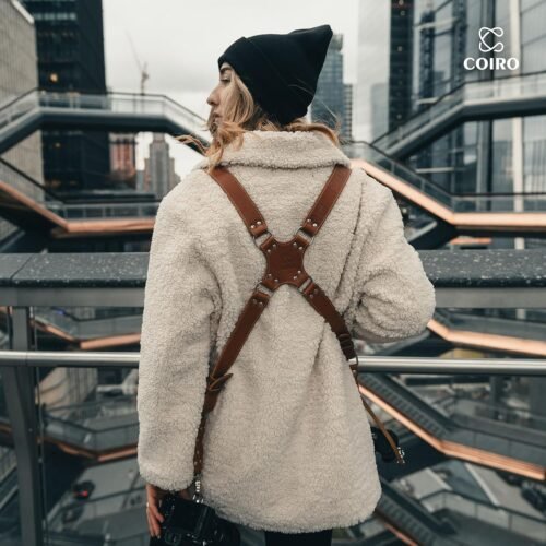 "Double Duty Delight: The Ultimate Leather Camera Harness for Every Photographer" - 이미지 7