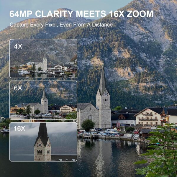 Capture Your Adventures: The Yatao 6K 64MP Camera Revolution for Vloggers and Photographers - Image 3