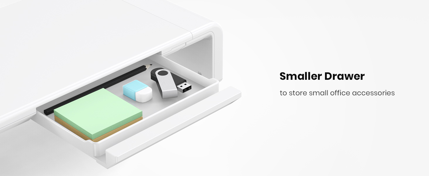 Elevate Your Workspace: Klearlook's Foldable, Height-Adjustable Monitor Stand with Storage and Device Holder in White 14 9fc3f06d 6d08 4b77 b1db 0928725e75dc. CR0,0,1464,600 PT0 SX1464 V1