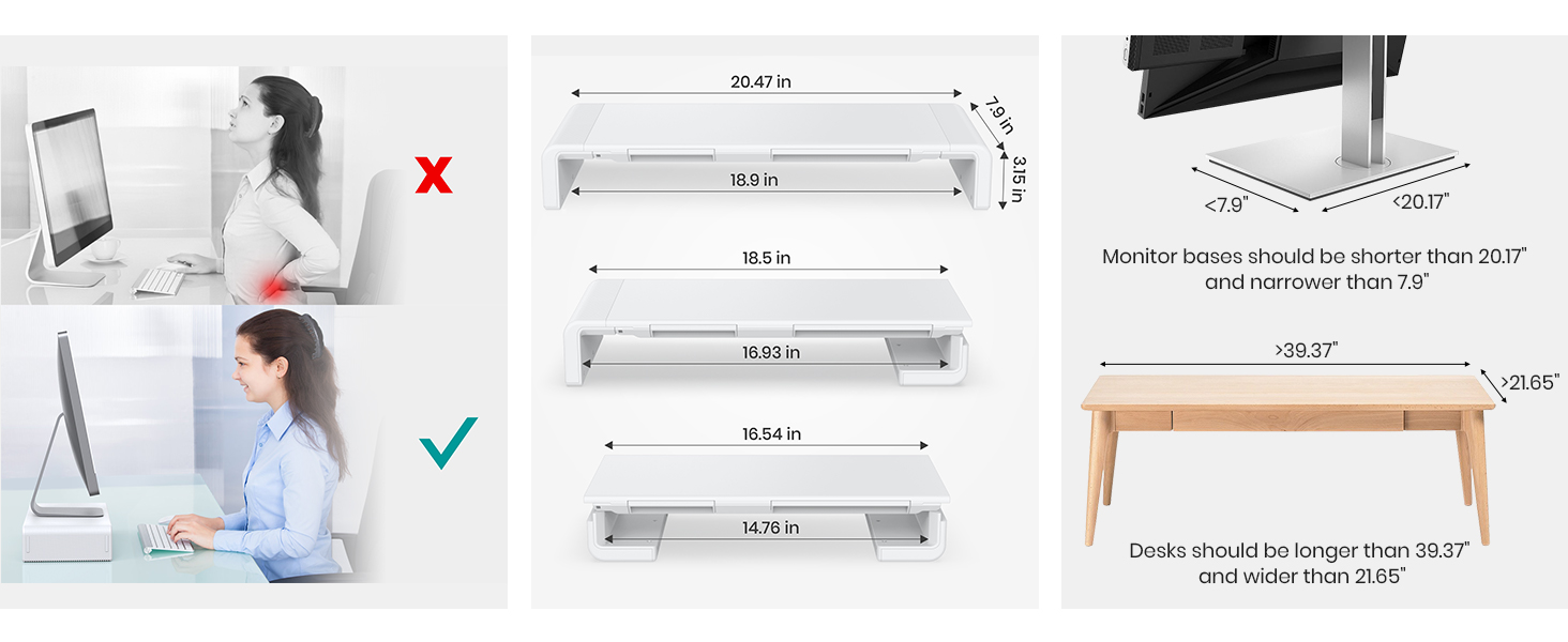 Elevate Your Workspace: Klearlook's Foldable, Height-Adjustable Monitor Stand with Storage and Device Holder in White 10 c6f68225 ac69 4d08 a1d3 b6e09489332e. CR0,0,1464,600 PT0 SX1464 V1