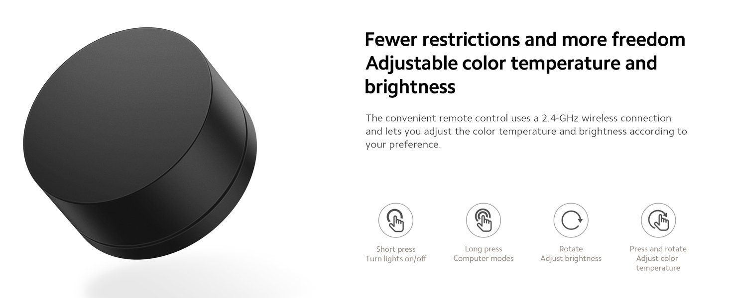 Xiaomi Mi Computer Monitor Light Bar - Easy Installation, Extra Computer Lighting w/o Taking Desktop Space, with Wireless Remote Control Adjusting Lights Easily 15 Xiaomi Mi Computer Monitor Light Bar - Easy Installation, Extra Computer Lighting w/o Taking Desktop Space, with Wireless Remote Control Adjusting Lights Easily-