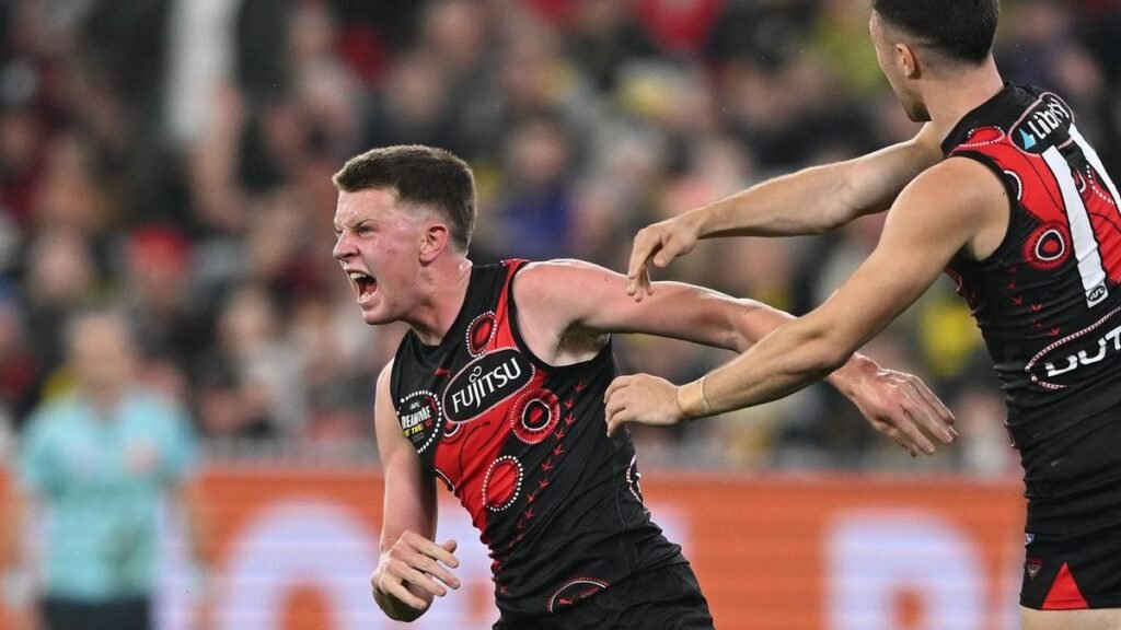 Debutant fires in Essendon’s scrappy Dreamtime win