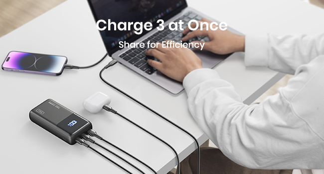 INIU Power Bank, 25000mAh 100W USB C Laptop Portable Charger, PD QC Fast Charging 3-Output Battery Pack, Travel Charger for Laptop MacBook iPad Tablet Steam Deck iPhone 16 15 14 Pro Samsung S22 etc 14 INIU Power Bank, 25000mAh 100W USB C Laptop Portable Charger, PD QC Fast Charging 3-Output Battery Pack, Travel Charger for Laptop MacBook iPad Tablet Steam Deck iPhone 16 15 14 Pro Samsung S22 etc-