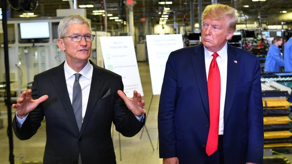 Apple’s iPhones will face 25% tariff if made outside U.S.