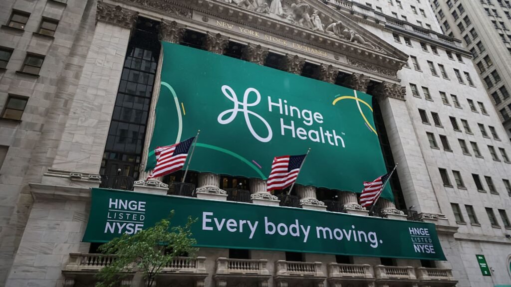 Hinge Health opens trading at .25 per share after pricing IPO