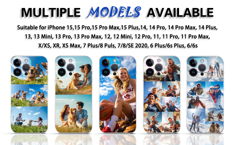 Personalized Customized Phone Case, Compatible with iPhone 16 15 14 13 12 11 Pro Max Mini Plus Xr X, Design Your Own Personalized Picture Phone Case, A Gift for Family and Friends(1 Photo) 8 Personalized Customized Phone Case, Compatible with iPhone 16 15 14 13 12 11 Pro Max Mini Plus Xr X, Design Your Own Personalized Picture Phone Case, A Gift for Family and Friends(1 Photo)-