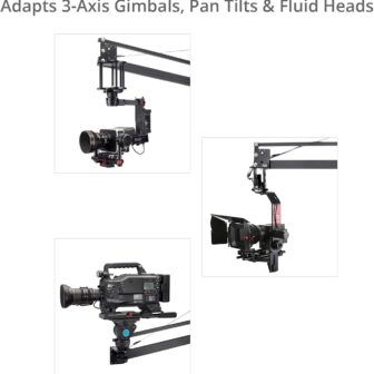 PROAIM 12ft Camera Crane Jib with Stand for Gimbals, Pan-Tilt & Fluid Head. for DSLR Video Cameras up to 8kg / 17.6lb (P-12-JS) - 이미지 2