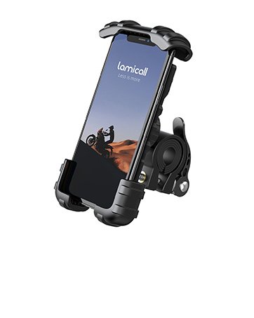 Lamicall Bike Phone Holder Mount - Motorcycle Handlebar Phone Mount Clamp, One Hand Operation, ATV Scooter Phone Clip for iPhone 16/15 Pro Max / 14 Plus, Galaxy S10 and 4.7-6.8" Cellphone, Black 16 Lamicall Bike Phone Holder Mount - Motorcycle Handlebar Phone Mount Clamp, One Hand Operation, ATV Scooter Phone Clip for iPhone 16/15 Pro Max / 14 Plus, Galaxy S10 and 4.7-6.8" Cellphone, Black-