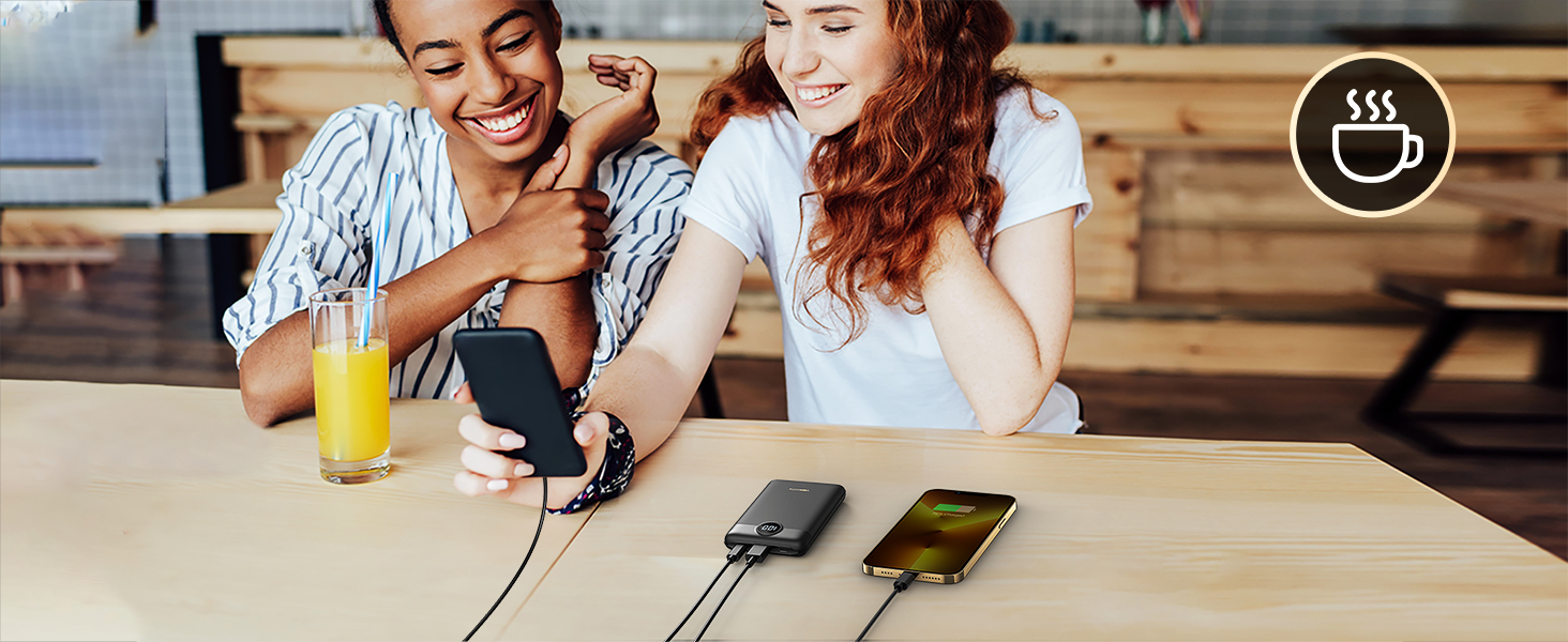 VEEKTOMX Mini Power Bank 10000mAh, 22.5W Fast Charging Small Portable Charger with PD 3.0 & QC 3.0,USB C Slim Compact iPhone Charger, Dual Output Compatible with iPhone, Samsung,Travel Must Haves 14 VEEKTOMX Mini Power Bank 10000mAh, 22.5W Fast Charging Small Portable Charger with PD 3.0 & QC 3.0,USB C Slim Compact iPhone Charger, Dual Output Compatible with iPhone, Samsung,Travel Must Haves-