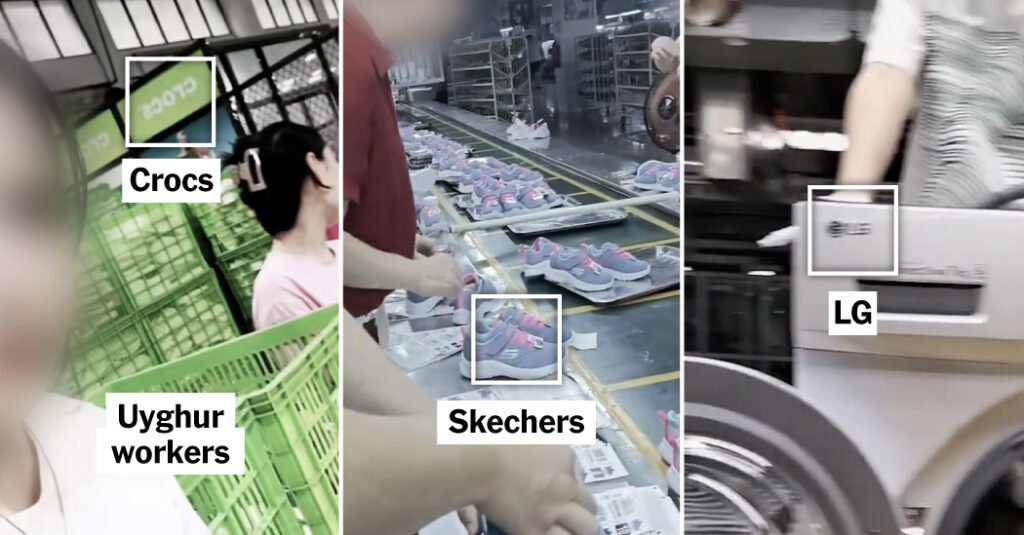 Uyghur Workers Are Moved to Factories Across China to Supply Global Brands