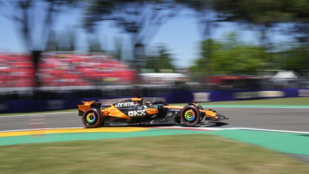 Piastri leads McLaren one-two in first Imola practice