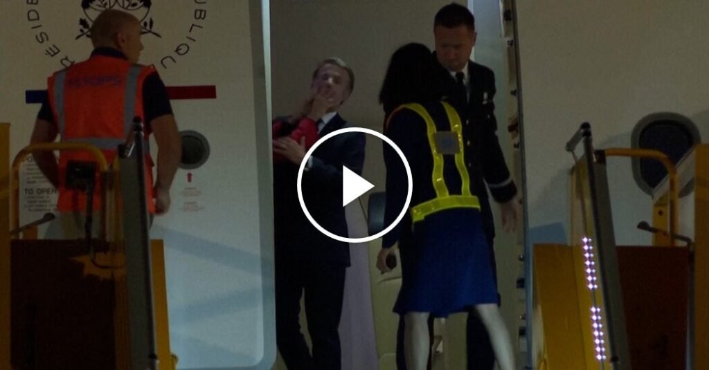 President Macron’s Wife Pushes Him in the Face