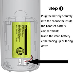 iMah BT183342/BT283342 2.4V 400mAh Ni-MH Battery Compatible with AT&T CL82207 EL52100 EL50003 VTech CS6709 CS6609 CS6409 BL102-3 Handset Replace Battery BT166342 BT266342 BT162342 BT262342, 2-Pack 10 iMah BT183342/BT283342 2.4V 400mAh Ni-MH Battery Compatible with AT&T CL82207 EL52100 EL50003 VTech CS6709 CS6609 CS6409 BL102-3 Handset Replace Battery BT166342 BT266342 BT162342 BT262342, 2-Pack-