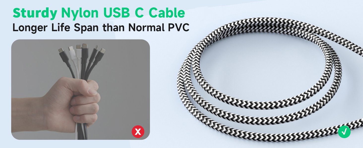 Deegotech Type C Charger 10 ft, USB C Charger Cable Fast Charging, Nylon Braided Long USB C Cable, Type C Charger Cord Fit for Galaxy S10 S9 S8 Plus, Note9 8 A60 A50, Moto G and Other USB C Devices 13 Deegotech Type C Charger 10 ft, USB C Charger Cable Fast Charging, Nylon Braided Long USB C Cable, Type C Charger Cord Fit for Galaxy S10 S9 S8 Plus, Note9 8 A60 A50, Moto G and Other USB C Devices-