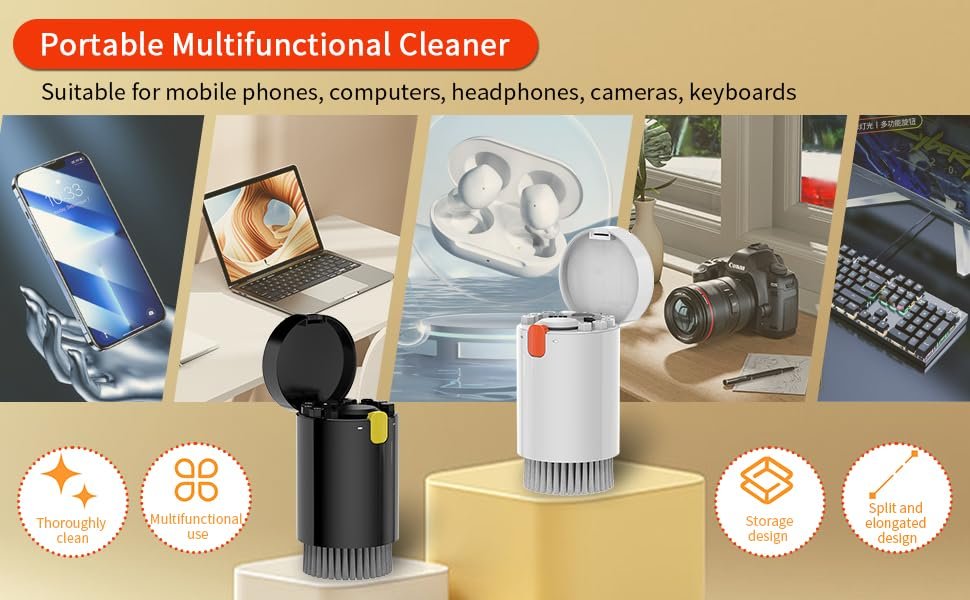 20-in-1 Laptop & Electronics Cleaning Kit,Keyboard Cleaner Kit, Cell Phone Cleaning kit, Airpod Cleaning kit, Electronic Device Clean Tool for Camera PC Monitor Earbud TV Tablet Car Screens 12 20-in-1 Laptop & Electronics Cleaning Kit,Keyboard Cleaner Kit, Cell Phone Cleaning kit, Airpod Cleaning kit, Electronic Device Clean Tool for Camera PC Monitor Earbud TV Tablet Car Screens-