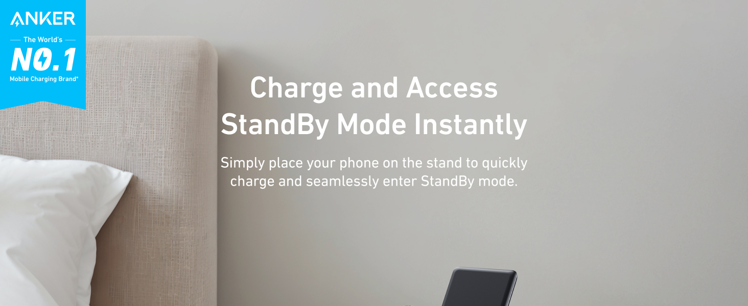 Anker 313 Wireless Charging Stand, Qi-Certified for iPhone 16/16 Pro/16 Pro Max/15/14/13, 10W Fast Charging for Galaxy S23/S22/S21 (No AC Adapter) 7 Anker 313 Wireless Charging Stand, Qi-Certified for iPhone 16/16 Pro/16 Pro Max/15/14/13, 10W Fast Charging for Galaxy S23/S22/S21 (No AC Adapter)-