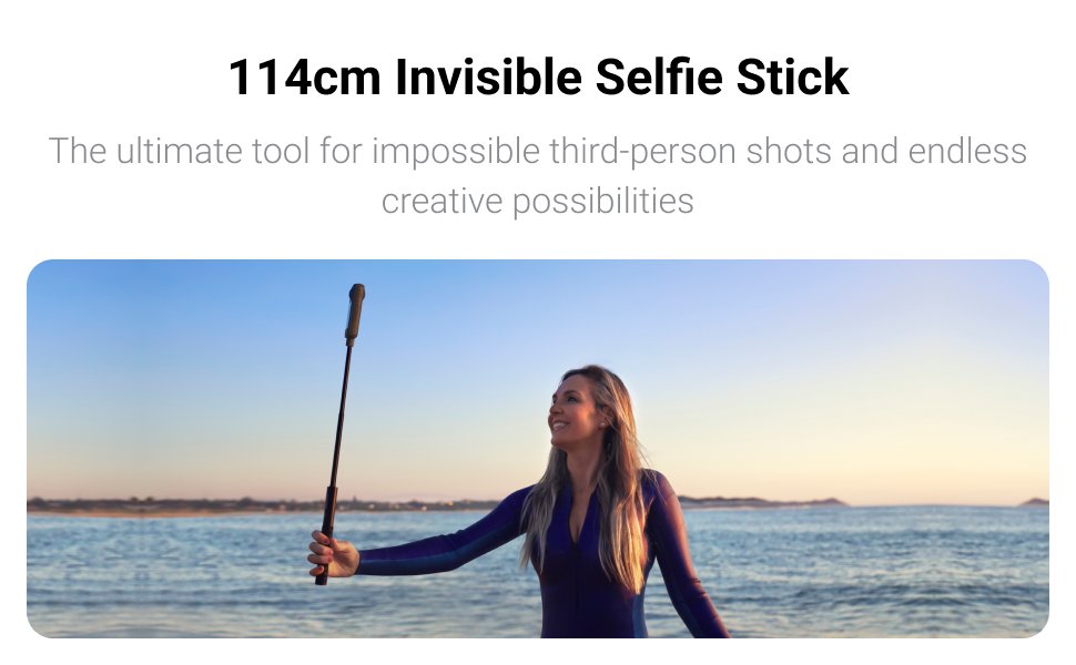 Insta360 114cm Invisible Selfie Stick for X5 / X4 / X3 8 Insta360 114cm Invisible Selfie Stick for X5 / X4 / X3-