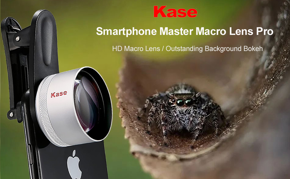Kase HD Master Macro Lens for iPhone 16 15 14 13 12 Samsung Pixel Android, Macro Photography Phone Camera Lens Attachment, Long Shoot Distance 40-85mm 10 Kase HD Master Macro Lens for iPhone 16 15 14 13 12 Samsung Pixel Android, Macro Photography Phone Camera Lens Attachment, Long Shoot Distance 40-85mm-