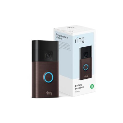 Ring Battery Doorbell, Head-to-Toe Video, Live View with Two-Way Talk, and Motion Detection & Alerts (2024 release), Venetian Bronze - 이미지 2