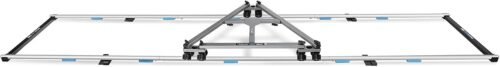 PROAIM Swift Dolly with 12ft Straight Track for Jib Camera Crane. Built for Light Travel & Quick Setup. Payload: Dolly - 159kg /350lb (P-SFT-DT-12)