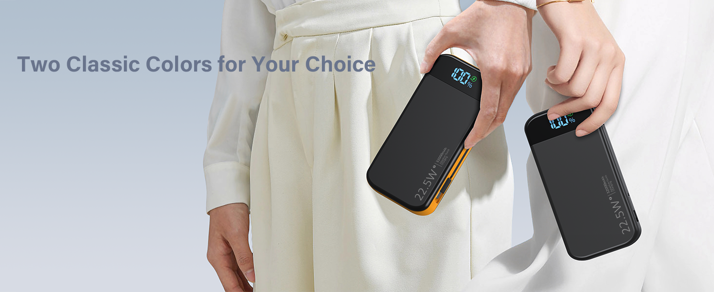 Portable Charger 32000mAh, 22.5W QC 3.0 PD 20W Smart LED Display Fast Charging Built in Cables Power Bank, External Battery Pack Charge 5 Devices Compatible with Cellphones (Orange) 13 Portable Charger 32000mAh, 22.5W QC 3.0 PD 20W Smart LED Display Fast Charging Built in Cables Power Bank, External Battery Pack Charge 5 Devices Compatible with Cellphones (Orange)-