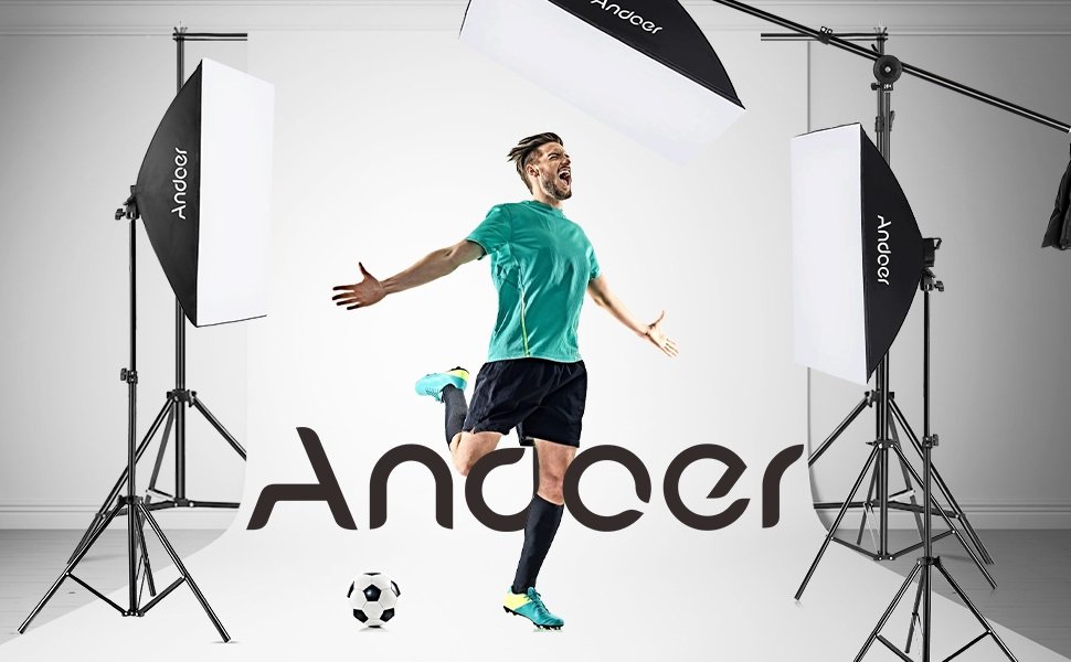 Andoer Softbox Lighting Kit Photography with 3 85W 2800K-5700K Bi-Color Temperature Light 3 Softbox 3 Light Stand 1 Boom Arm 1 Remote Control 3 Backdrops 3 Backdrop Clamp 3 Backdrop Stand Carry Bag 10 Andoer Softbox Lighting Kit Photography with 3 85W 2800K-5700K Bi-Color Temperature Light 3 Softbox 3 Light Stand 1 Boom Arm 1 Remote Control 3 Backdrops 3 Backdrop Clamp 3 Backdrop Stand Carry Bag-