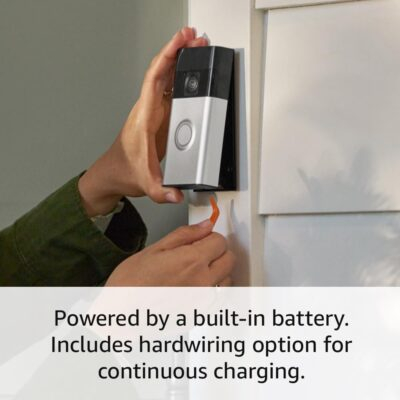 Ring Battery Doorbell, Head-to-Toe Video, Live View with Two-Way Talk, and Motion Detection & Alerts (2024 release), Venetian Bronze - 이미지 6