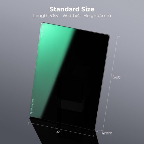 K&F Concept 4'' x 5.65'' Square ND0.9 (3 Stops) ND1.8 (6 Stops) Filters Kit ND8 ND64 Cinema Neutral Density Filter Set Compatible with NEEWER, Tilta, SmallRig Matte Box with 28-Multi Coatings - 이미지 4