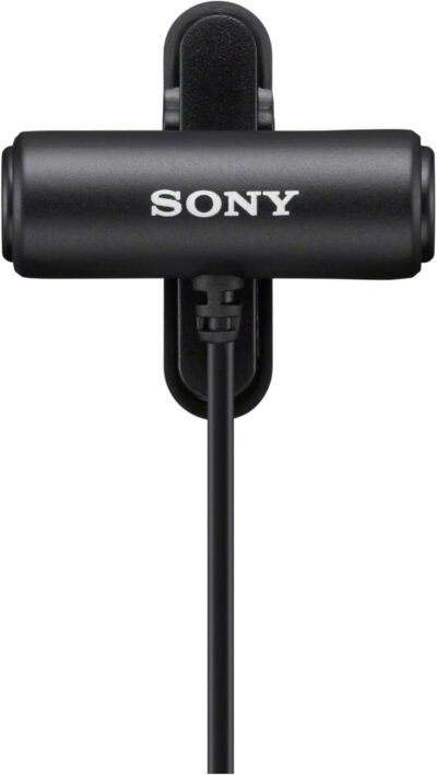 Sony Compact Stereo Lavalier Microphone ECMLV1,Black, Small - 이미지 4