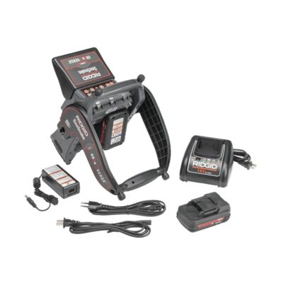 RIDGID 64968 CS6x Versa Digital Recording Monitor System with 2 Batteries and Charger, Compatible with Compact 2, C40, and M40 Camera Reels - 이미지 8