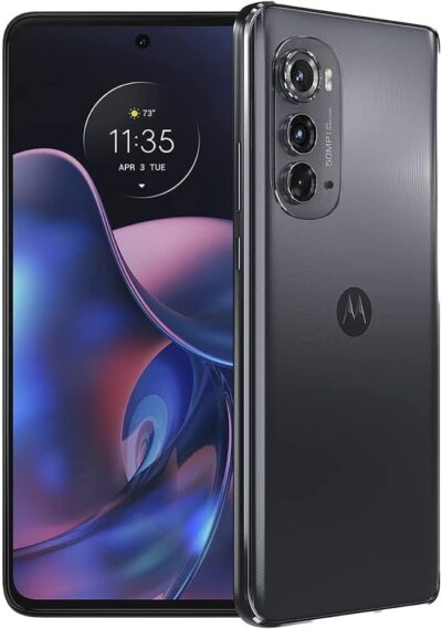 Motorola Moto Edge | 2022 | 2-Day Battery | US Version | 6/128GB | 50MP Camera | Mineral Gray (Unlocked) (Renewed)