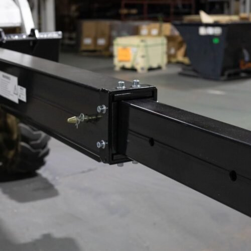 Titan Attachments Adjustable Skid Steer Industrial Crane Jib Attachment with 3 Ton Hook, Manual Telescopes 72" - 120", 5000 LB Lift Capacity at 6 FT, Single 3 Ton Swivel Eye Hook - 이미지 6