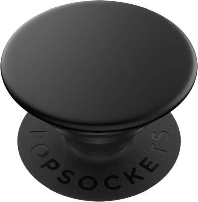 PopSockets Phone Grip with Expanding Kickstand, Aluminum Black