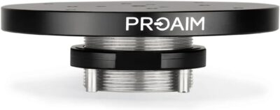 PROAIM Mitchell Male Mount with Castle Nut for Vibration Isolator. Attaches Isolator System to Camera Tripod, Crane & Dolly with Mitchell Base. (MP-MTCL) - 이미지 4