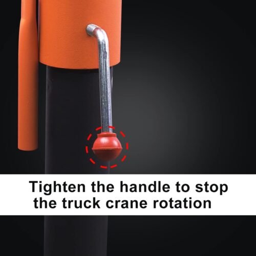 Pismire Winch 1100lb Folding Truck-Mounted Crane Electric Winch 3500 lb 12V, Painted Steel Pickup Truck Jib Cranes 360 Swivel,Infrared Remote Control and Wired Remote Control - 이미지 4