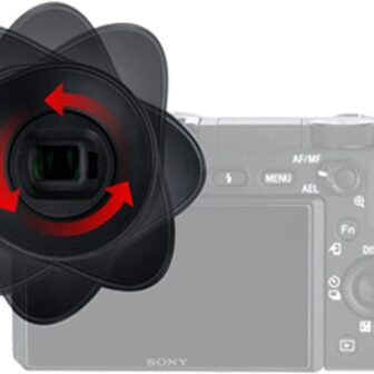 JJC 2 Types FDA-EP10 Viewfinder Eyecup Eyepiece for Sony A6300 A6100 A6000, 360° Rotatable Oval Design + Original Eyeshade Replacement - 이미지 5