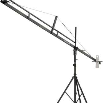 PROAIM 12ft Camera Crane Jib with Stand for Gimbals, Pan-Tilt & Fluid Head. for DSLR Video Cameras up to 8kg / 17.6lb (P-12-JS)