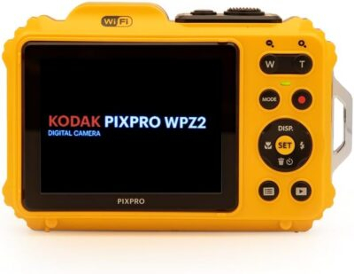 KODAK PIXPRO WPZ2 Rugged Waterproof Shockproof Dustproof WiFi Digital Camera 16MP 4X Optical Zoom 1080P Full HD Video Vlogging Camera 2.7" LCD (Yellow) - 이미지 6