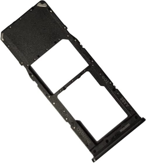A12 Single SIM Card Tray Slot Replacement Holder Parts for Samsung Galaxy A12 6.5 Inch SM-A125F A125 A125F A125M A125G 2020 (Black) - 이미지 4