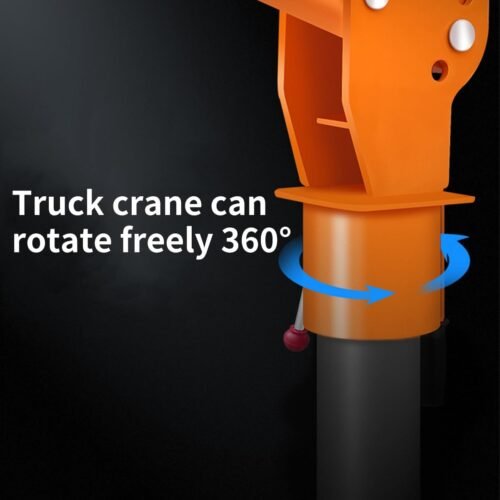Pismire Winch 1100lb Folding Truck-Mounted Crane Electric Winch 3500 lb 12V, Painted Steel Pickup Truck Jib Cranes 360 Swivel,Infrared Remote Control and Wired Remote Control - 이미지 3