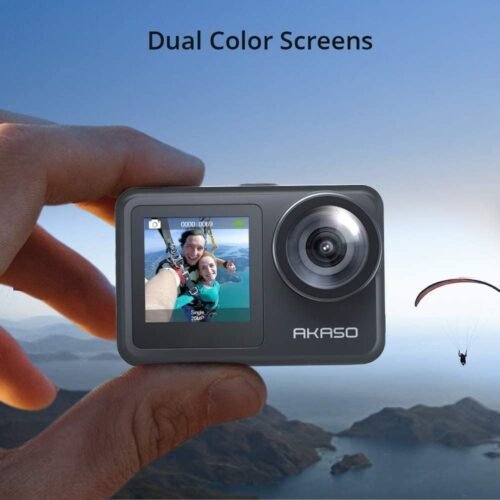 AKASO Brave 7 LE 4K30FPS 20MP WiFi Action Camera with Touch Screen EIS 2.0 Zoom Remote Control 131 Feet Underwater Camera with 2X 1350mAh Batteries Support External Microphone Vlog Camera - 이미지 2