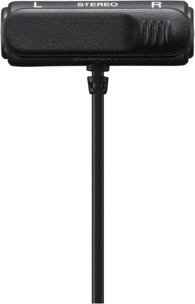 Sony Compact Stereo Lavalier Microphone ECMLV1,Black, Small - 이미지 3